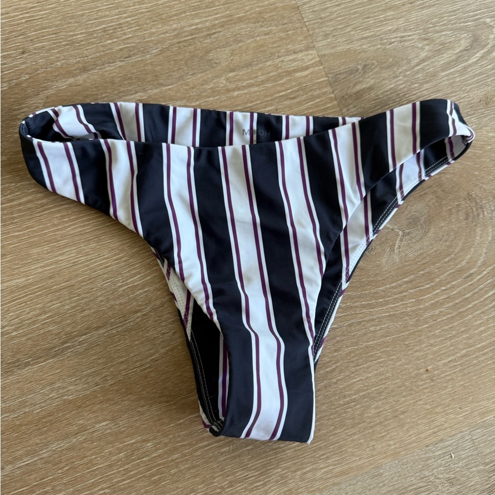 Mikoh Striped Bikini Bottom